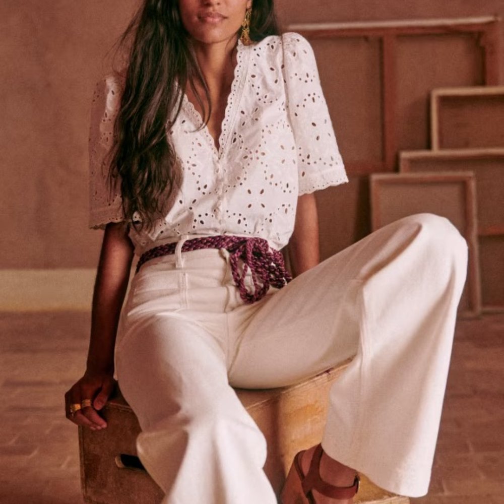Sezane Inaya Shirt Size 38
